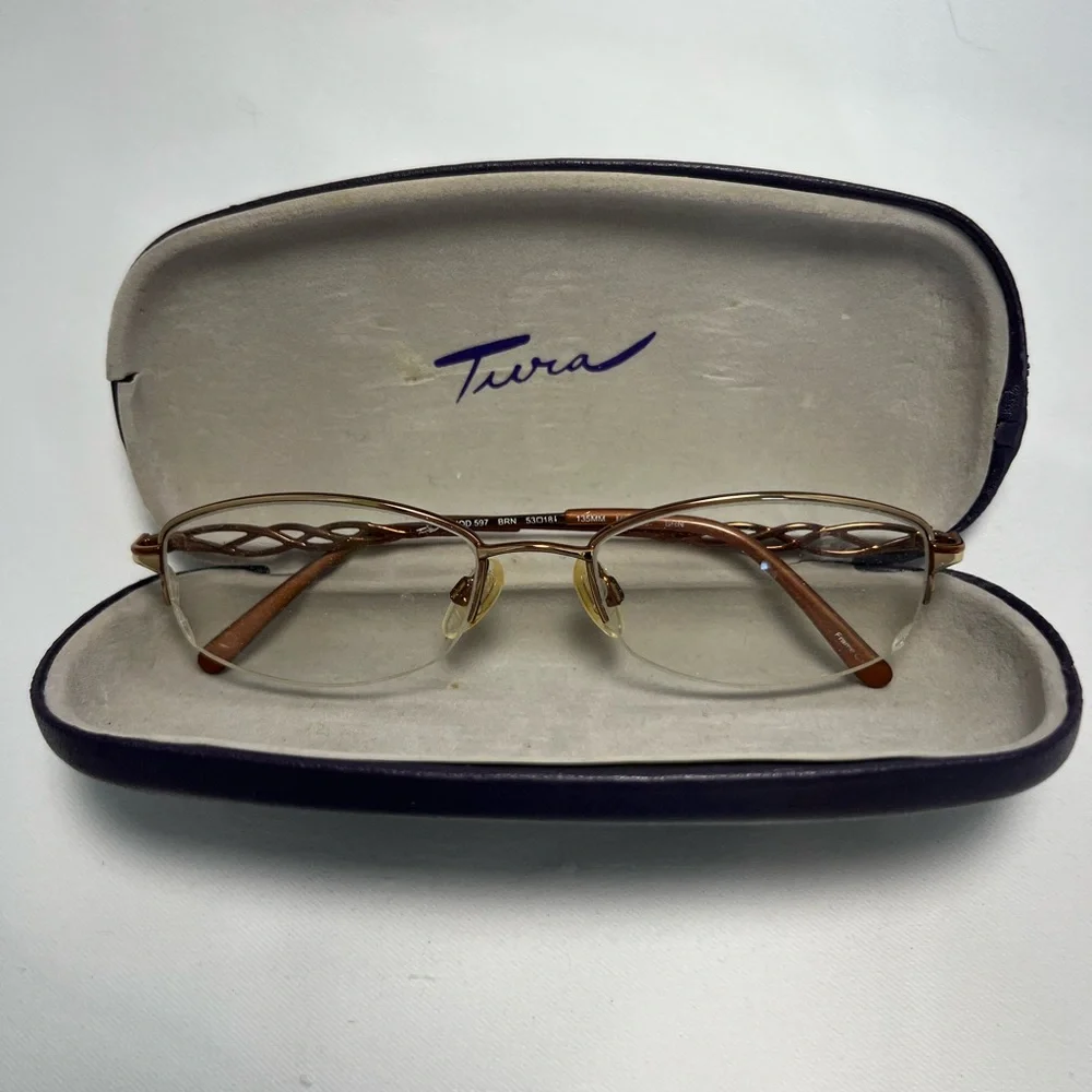 Tura Brown Women's Glasses - Frames only
